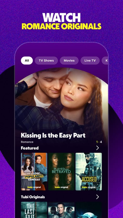 Tubi: Movies & Live TV screenshot 1