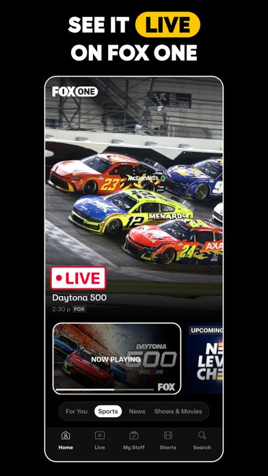 FOX One: Live News, Sports, TV screenshot 1