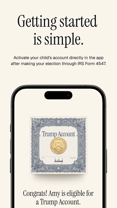 Trump Accounts: Official App screenshot 4